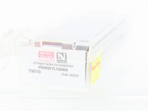 N Scale Micro-Trains MTL 79010 PRR Pennsylvania 50' Boxcar #48302 Weathered