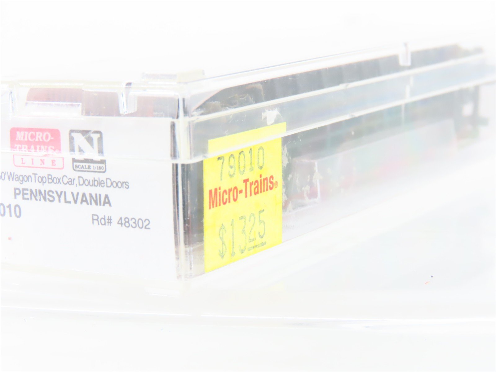 N Scale Micro-Trains MTL 79010 PRR Pennsylvania 50' Boxcar #48302 Weathered
