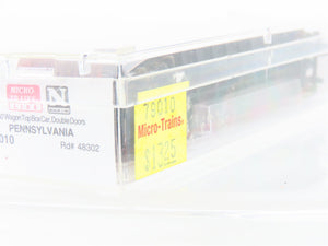 N Scale Micro-Trains MTL 79010 PRR Pennsylvania 50' Boxcar #48302 Weathered