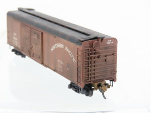N Scale Micro-Trains MTL 79020 NP Northern Pacific 50' Boxcar #39610 Weathered