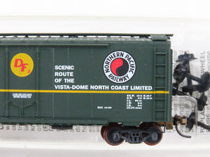 N Scale Micro-Trains MTL 21210 NP Northern Pacific 40' Boxcar #98593 Weathered