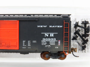 N Scale Micro-Trains MTL 20556 NH New Haven 40' Boxcar #36833 Weathered