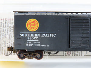 N Scale Micro-Trains MTL 20760 SP Southern Pacific 40' Boxcar #98022 Weathered