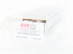 N Scale Micro-Trains MTL 02000530 Southern 40' Boxcar #10043 Weathered