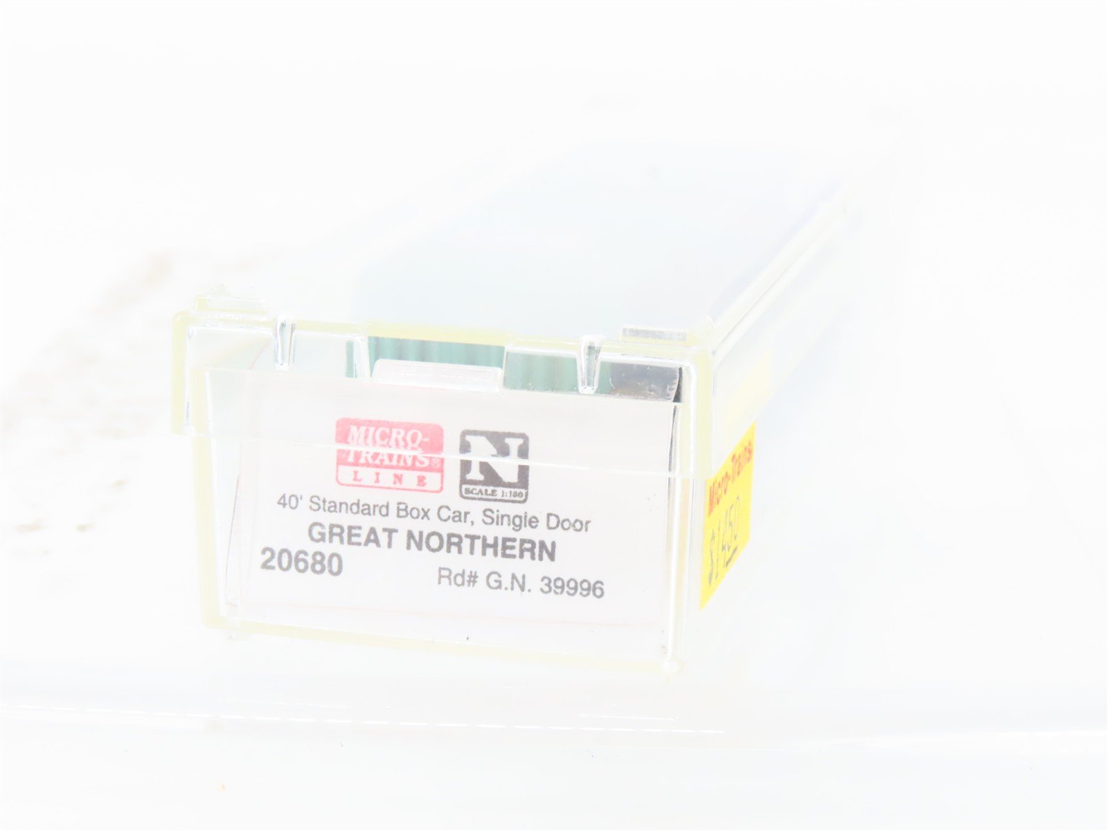 N Scale Micro-Trains MTL 20680 GN Great Northern 40' Boxcar #39996 Weathered