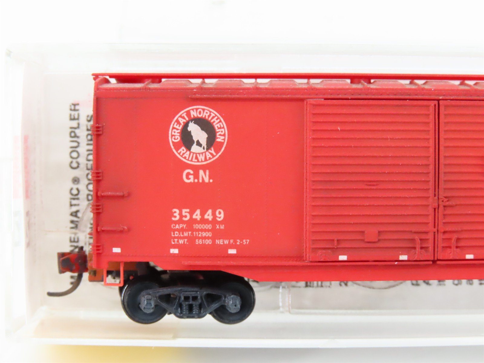 N Scale Micro-Trains MTL 78020 GN Great Northern 50' Boxcar #35449 Weathered