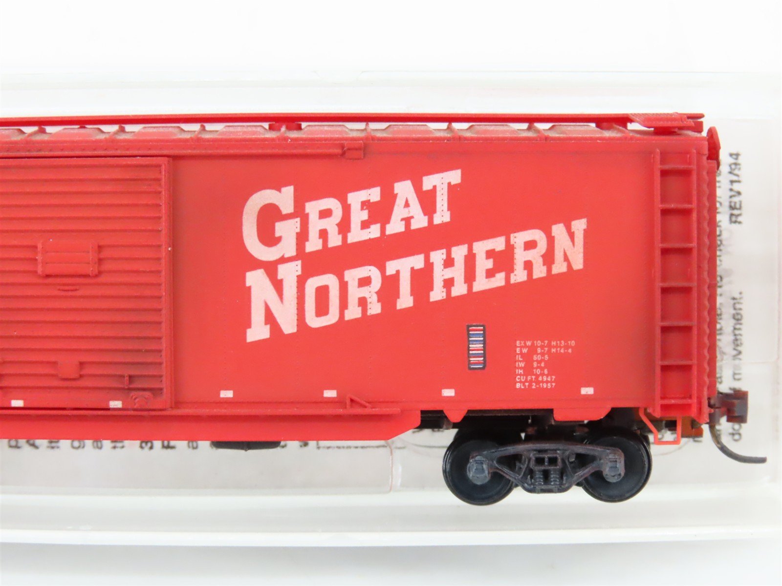 N Scale Micro-Trains MTL 78020 GN Great Northern 50' Boxcar #35449 Weathered