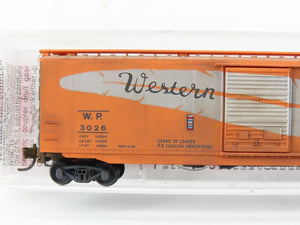 N Scale Micro-Trains MTL 03100290 WP Western Pacific 50' Boxcar #3026 Weathered