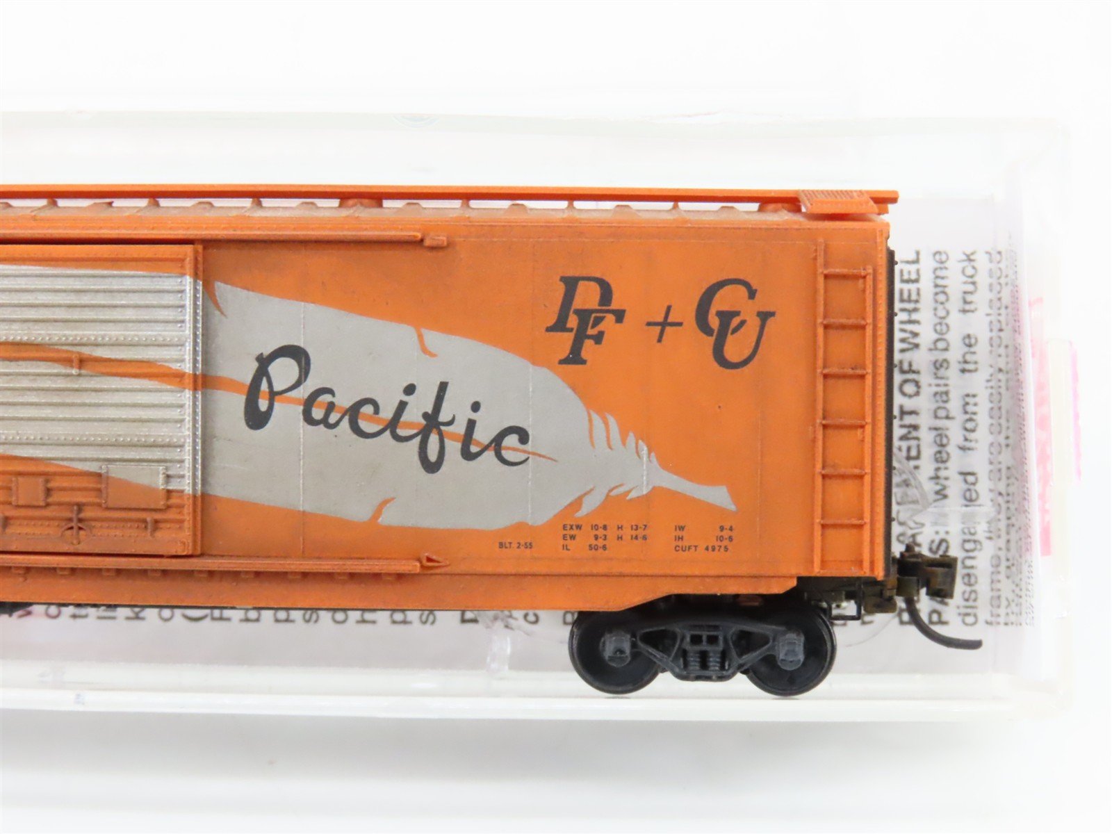 N Scale Micro-Trains MTL 03100290 WP Western Pacific 50' Boxcar #3026 Weathered