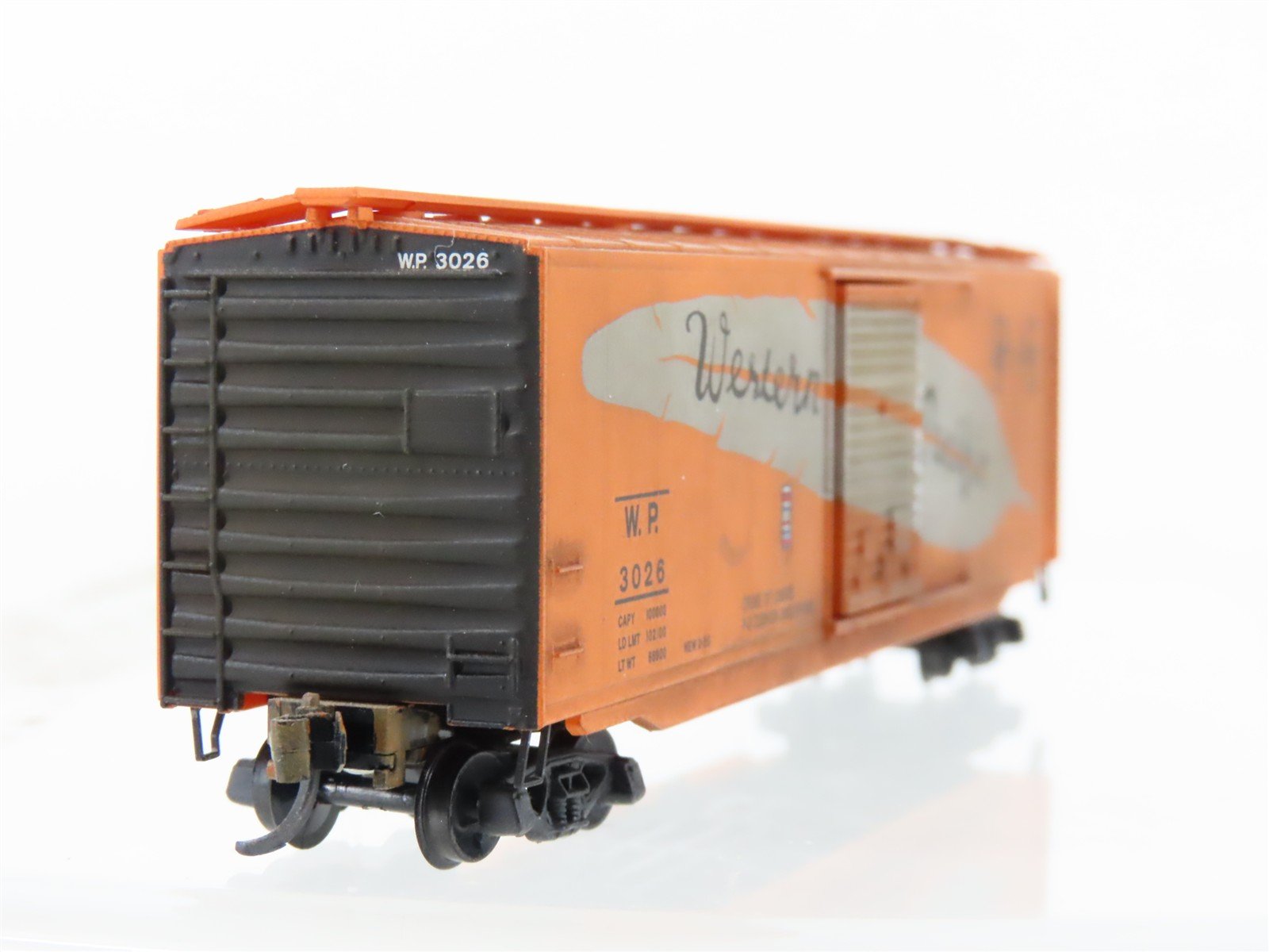 N Scale Micro-Trains MTL 03100290 WP Western Pacific 50' Boxcar #3026 Weathered