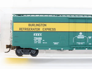 N Scale Micro-Trains MTL 32370 RBBX Burlington 50' Boxcar #79468 Weathered