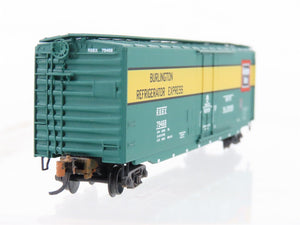 N Scale Micro-Trains MTL 32370 RBBX Burlington 50' Boxcar #79468 Weathered