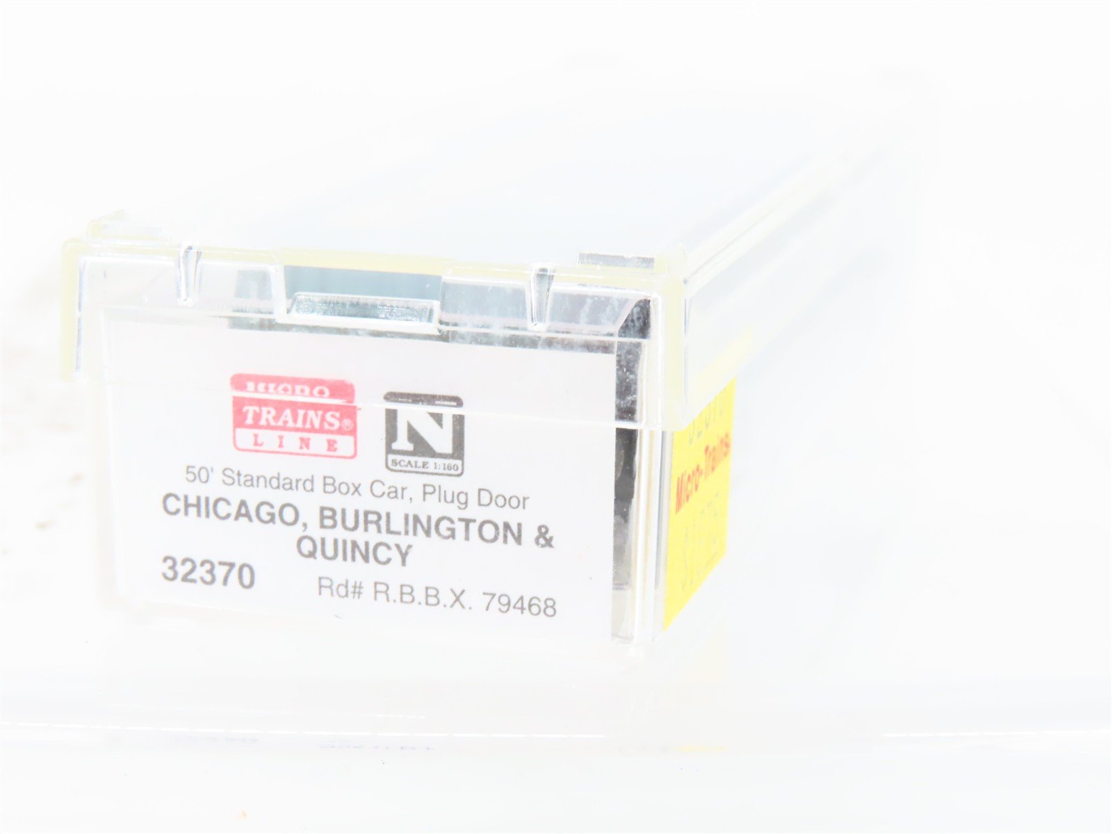 N Scale Micro-Trains MTL 32370 RBBX Burlington 50' Boxcar #79468 Weathered