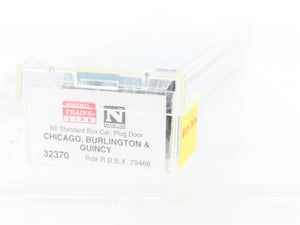N Scale Micro-Trains MTL 32370 RBBX Burlington 50' Boxcar #79468 Weathered