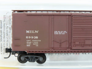 N Scale Micro-Trains MTL 22180 MILW Milwaukee Road 40' Boxcar #22938 Weathered