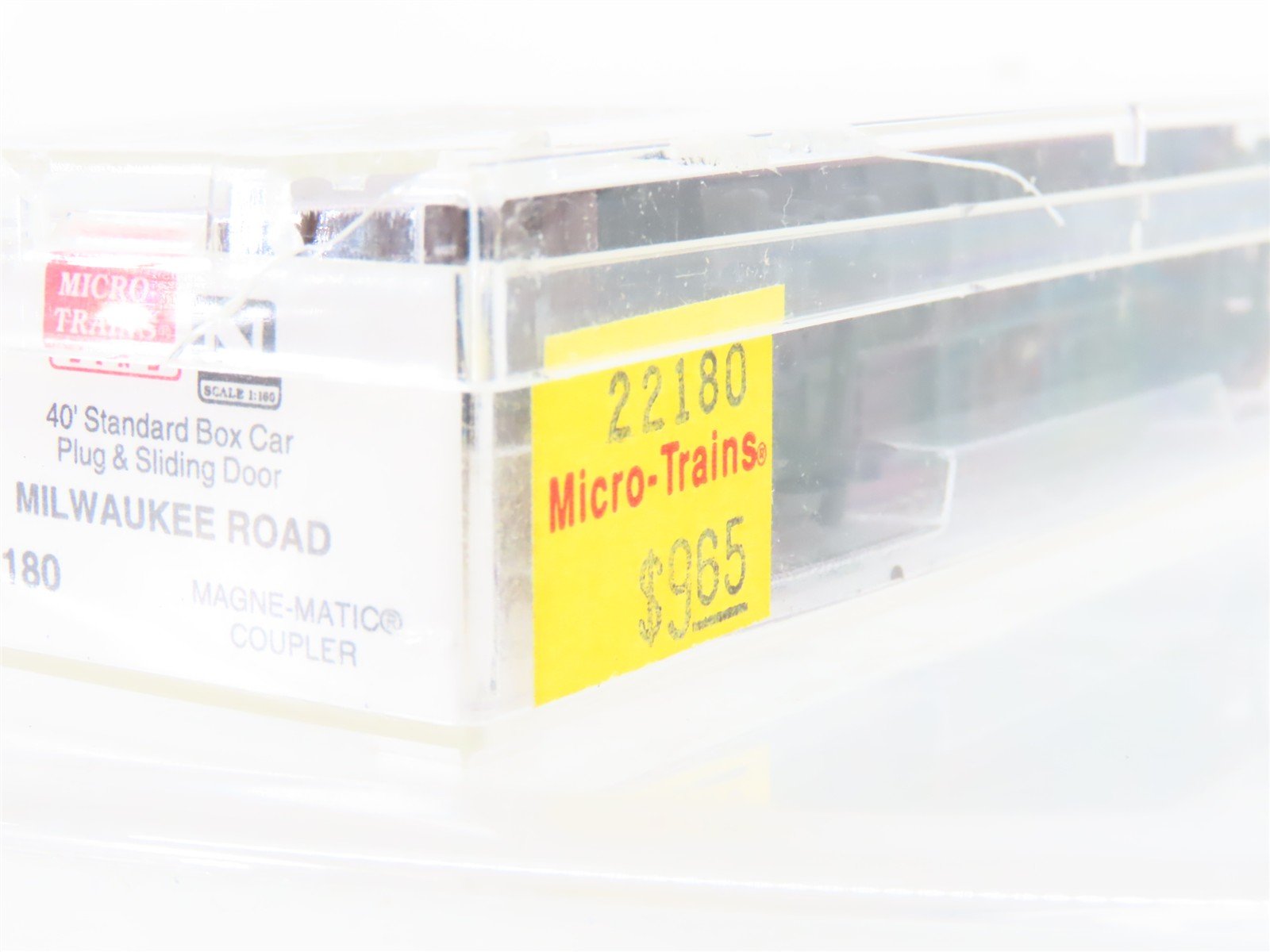N Scale Micro-Trains MTL 22180 MILW Milwaukee Road 40' Boxcar #22938 Weathered