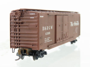 N Scale Micro-Trains MTL 34060 DRGW Rio Grande 50' Boxcar #63505 Weathered