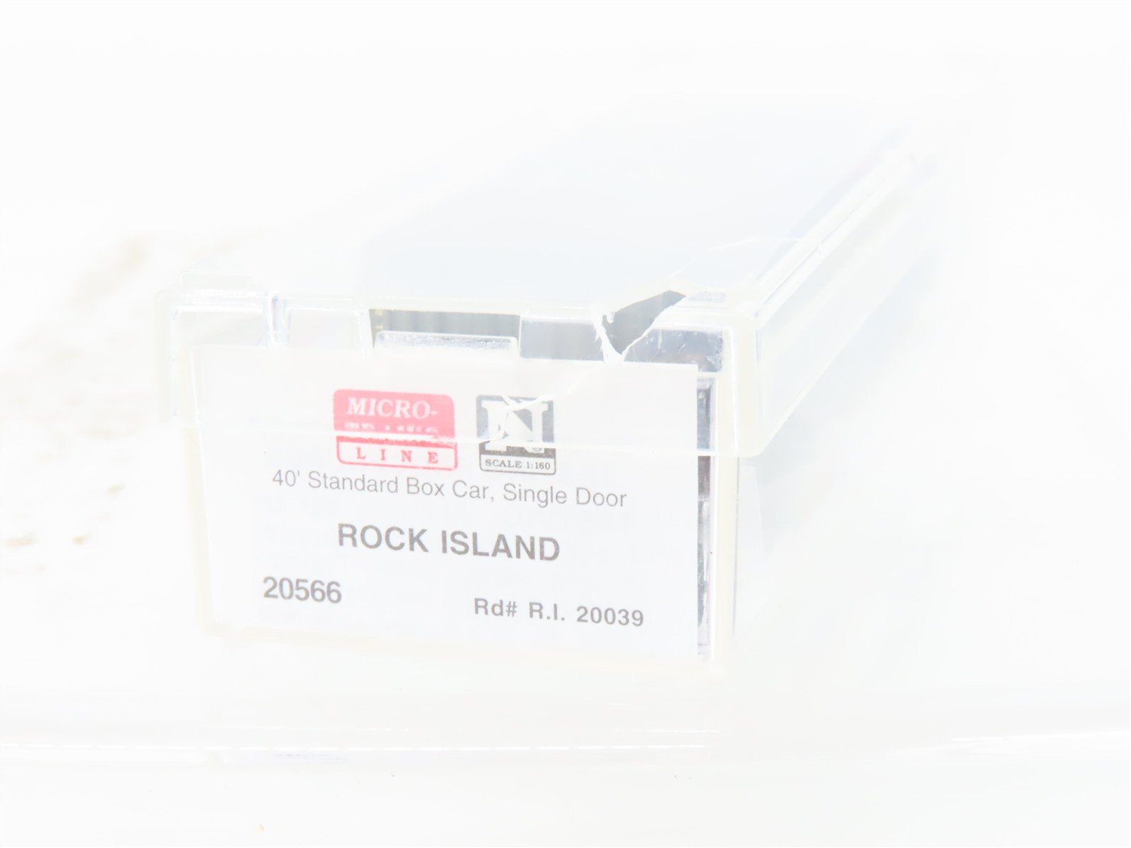 N Scale Micro-Trains MTL 20566 RI Rock Island 40' Boxcar #20039 Weathered