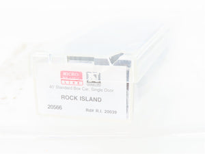 N Scale Micro-Trains MTL 20566 RI Rock Island 40' Boxcar #20039 Weathered