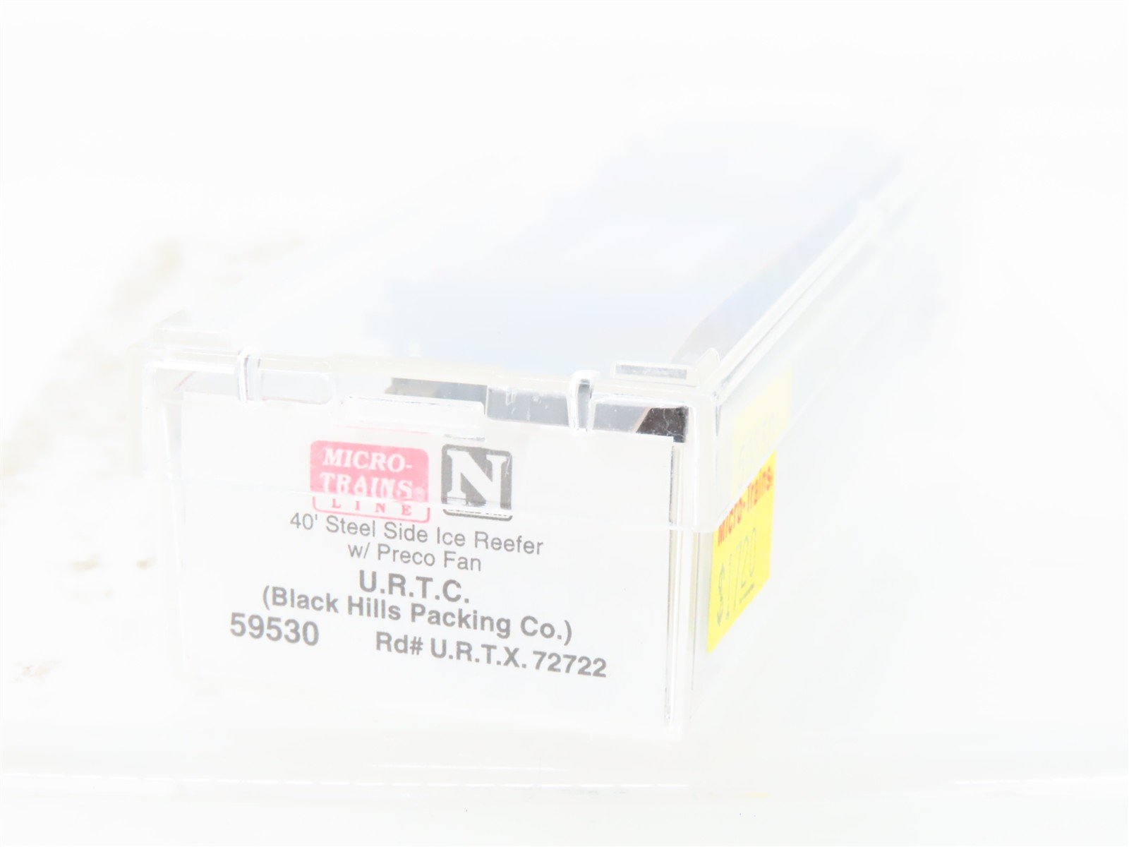 N Micro-Trains MTL 59530 URTC Black Hills Packing Reefer 40' #20039 Weathered