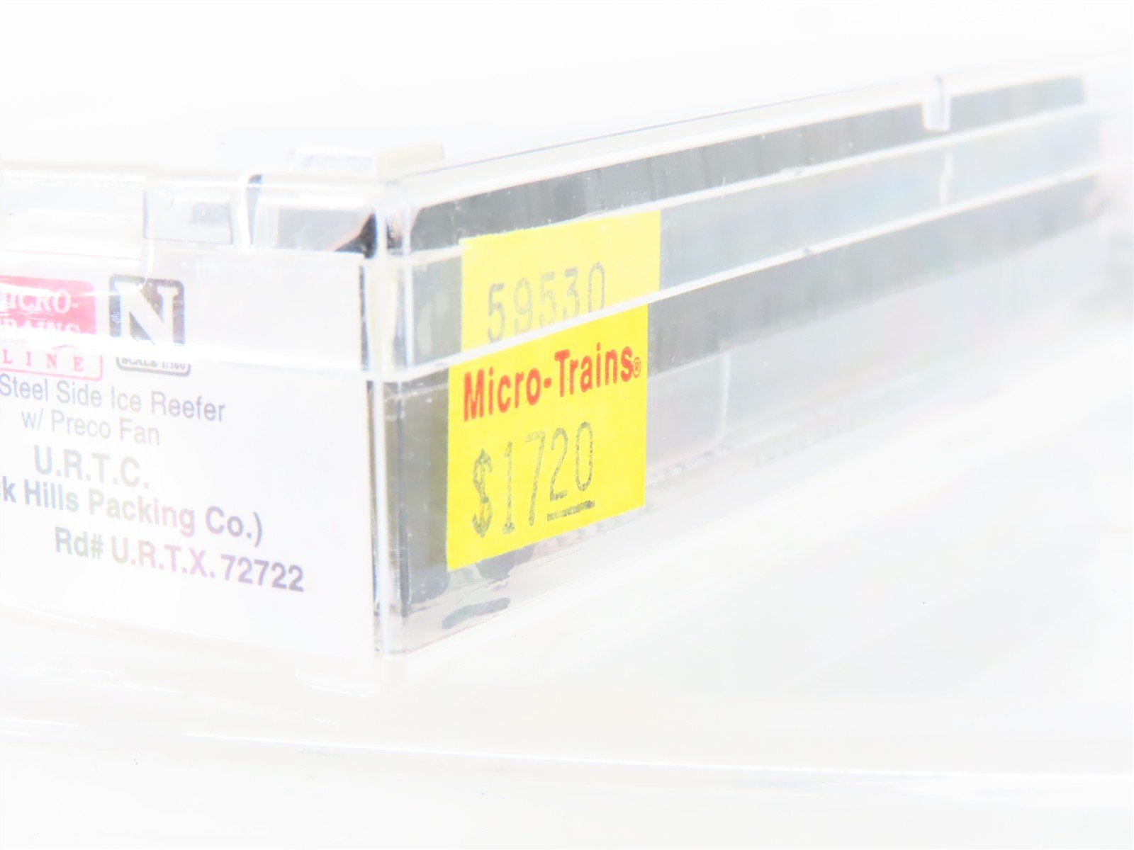 N Micro-Trains MTL 59530 URTC Black Hills Packing Reefer 40' #20039 Weathered