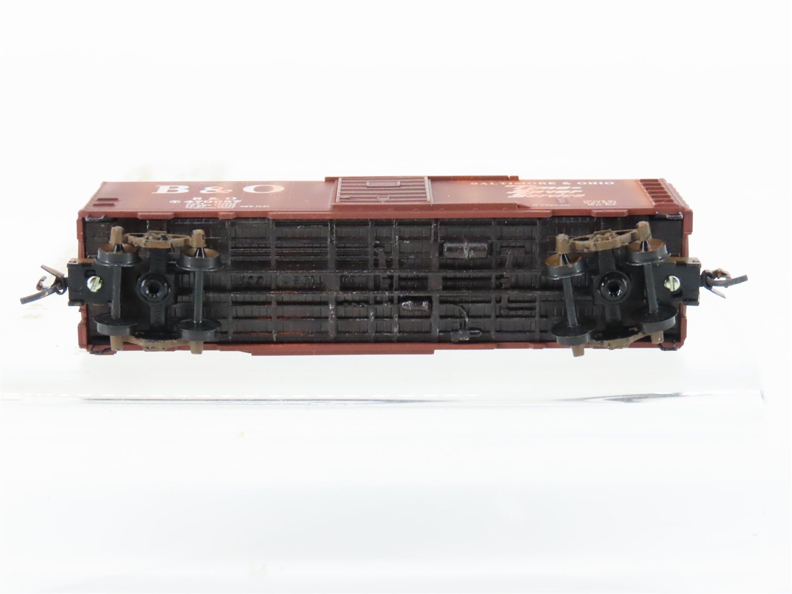 N Scale Micro-Trains MTL 20346 B&O Baltimore & Ohio 40' Boxcar #470687 Weathered
