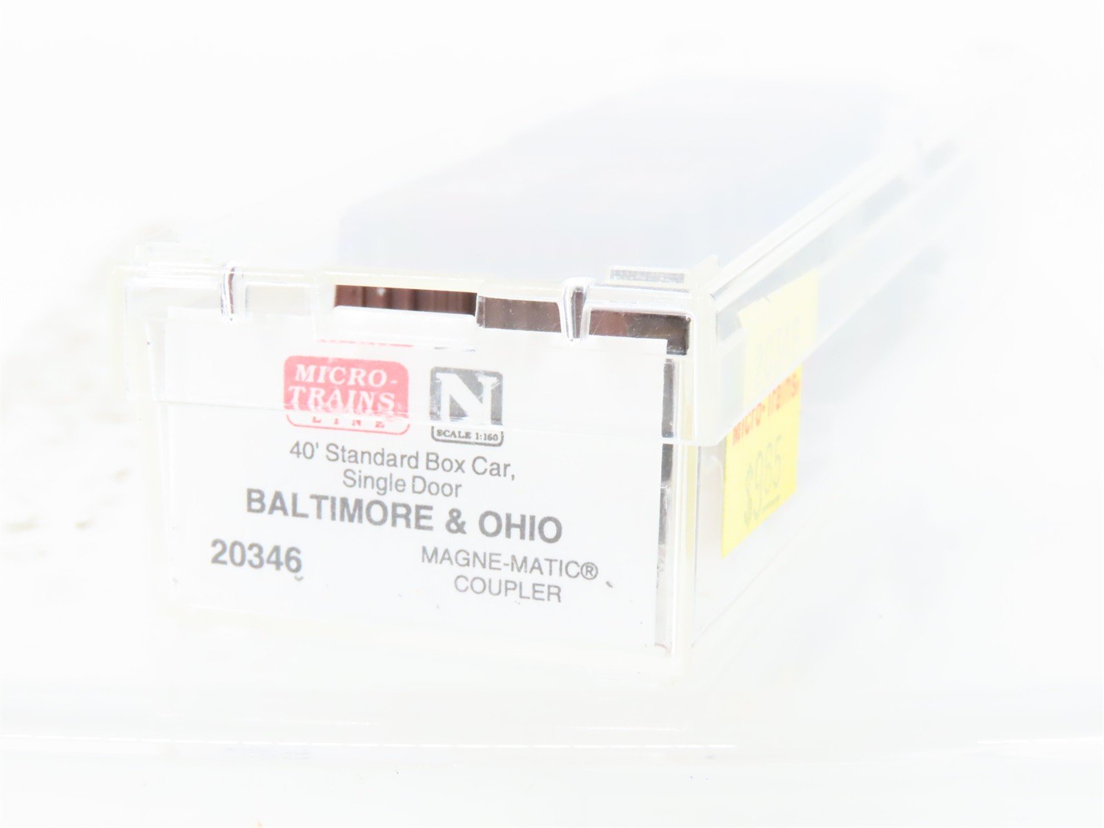 N Scale Micro-Trains MTL 20346 B&O Baltimore & Ohio 40' Boxcar #470687 Weathered