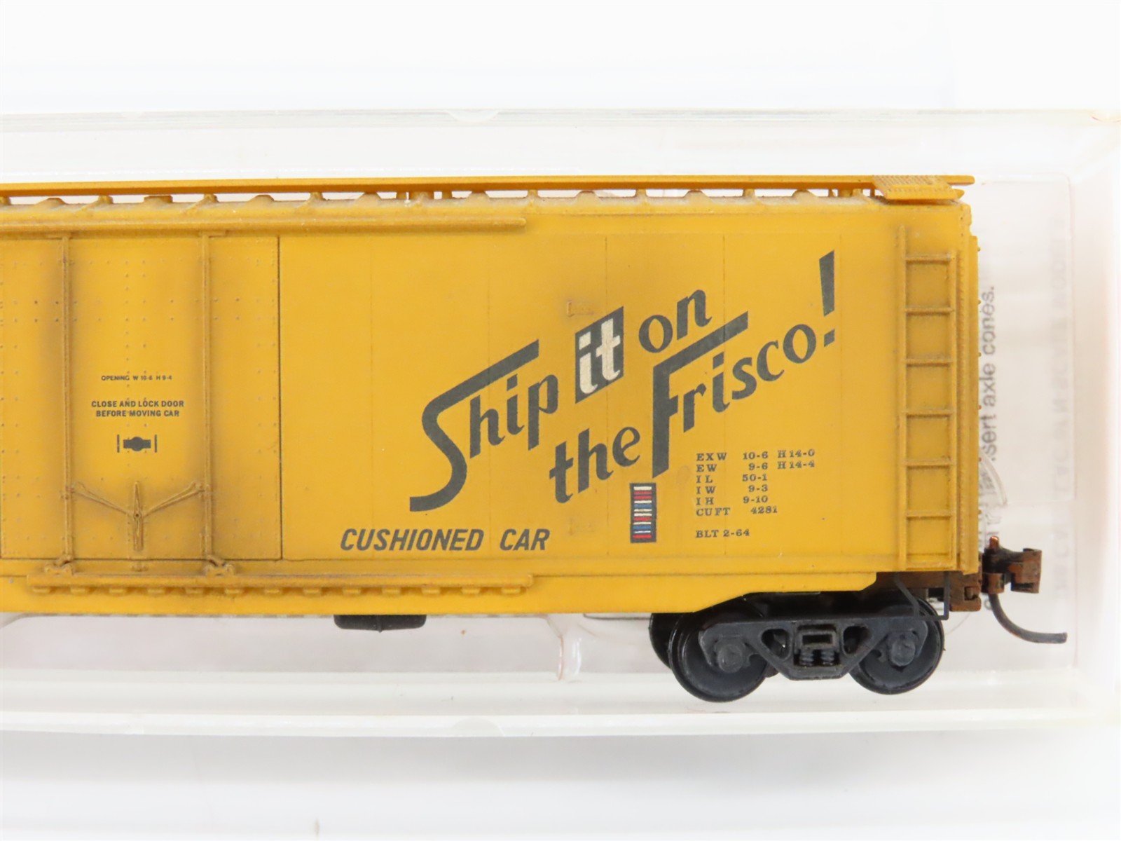 N Scale Micro-Trains MTL 32060 SLSF Frisco 50' Boxcar #6244 Weathered