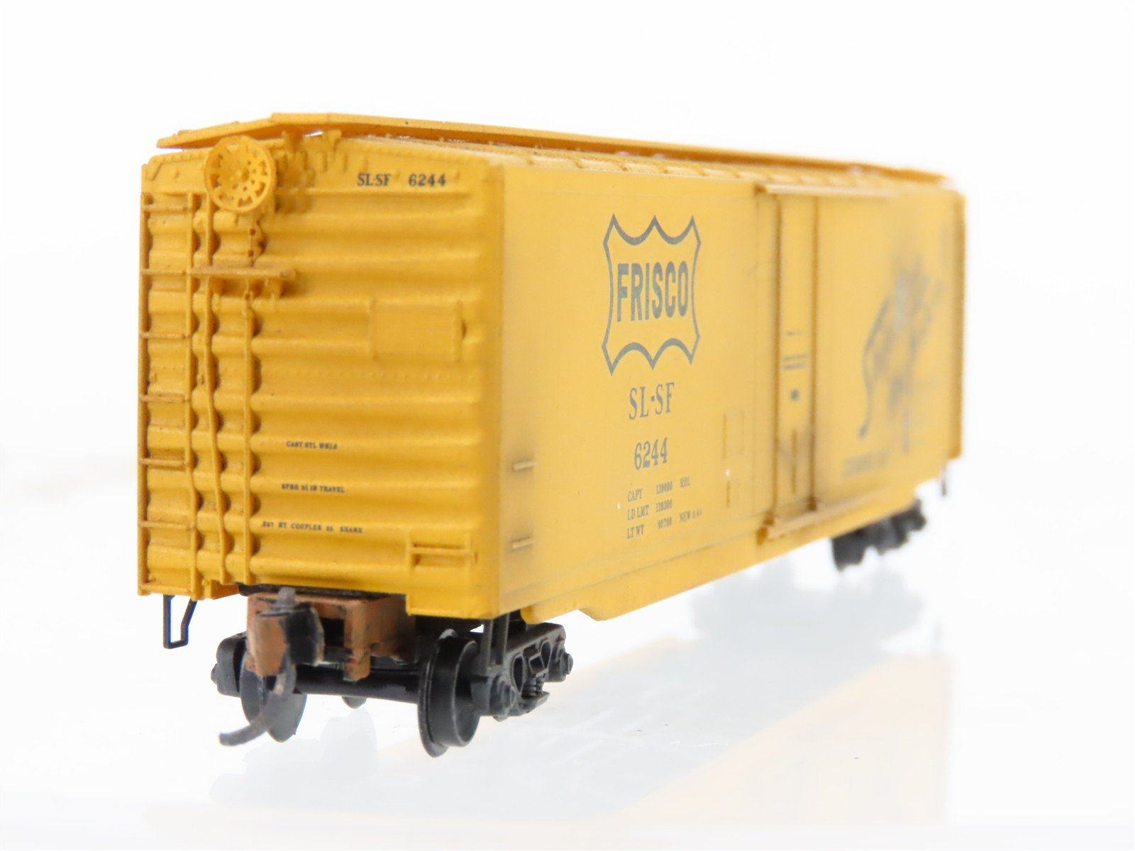 N Scale Micro-Trains MTL 32060 SLSF Frisco 50' Boxcar #6244 Weathered