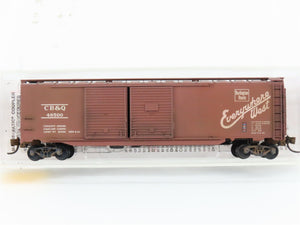 N Scale Micro-Trains MTL 78090 CBQ Burlington 50' Boxcar #48500 Weathered
