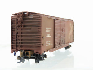 N Scale Micro-Trains MTL 78090 CBQ Burlington 50' Boxcar #48500 Weathered