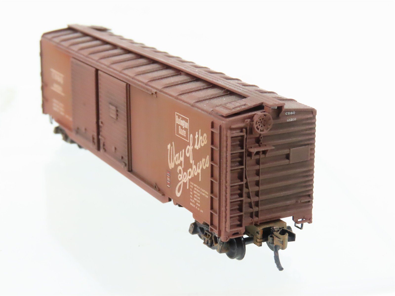 N Scale Micro-Trains MTL 78090 CBQ Burlington 50' Boxcar #48500 Weathered