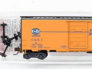 N Micro-Trains 20701 C&EI Chicago & Eastern Illinois 40' Boxcar #1 Weathered