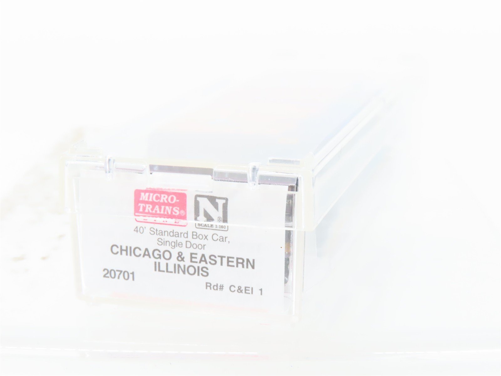 N Micro-Trains 20701 C&EI Chicago & Eastern Illinois 40' Boxcar #1 Weathered