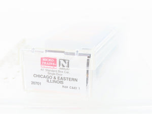 N Micro-Trains 20701 C&EI Chicago & Eastern Illinois 40' Boxcar #1 Weathered