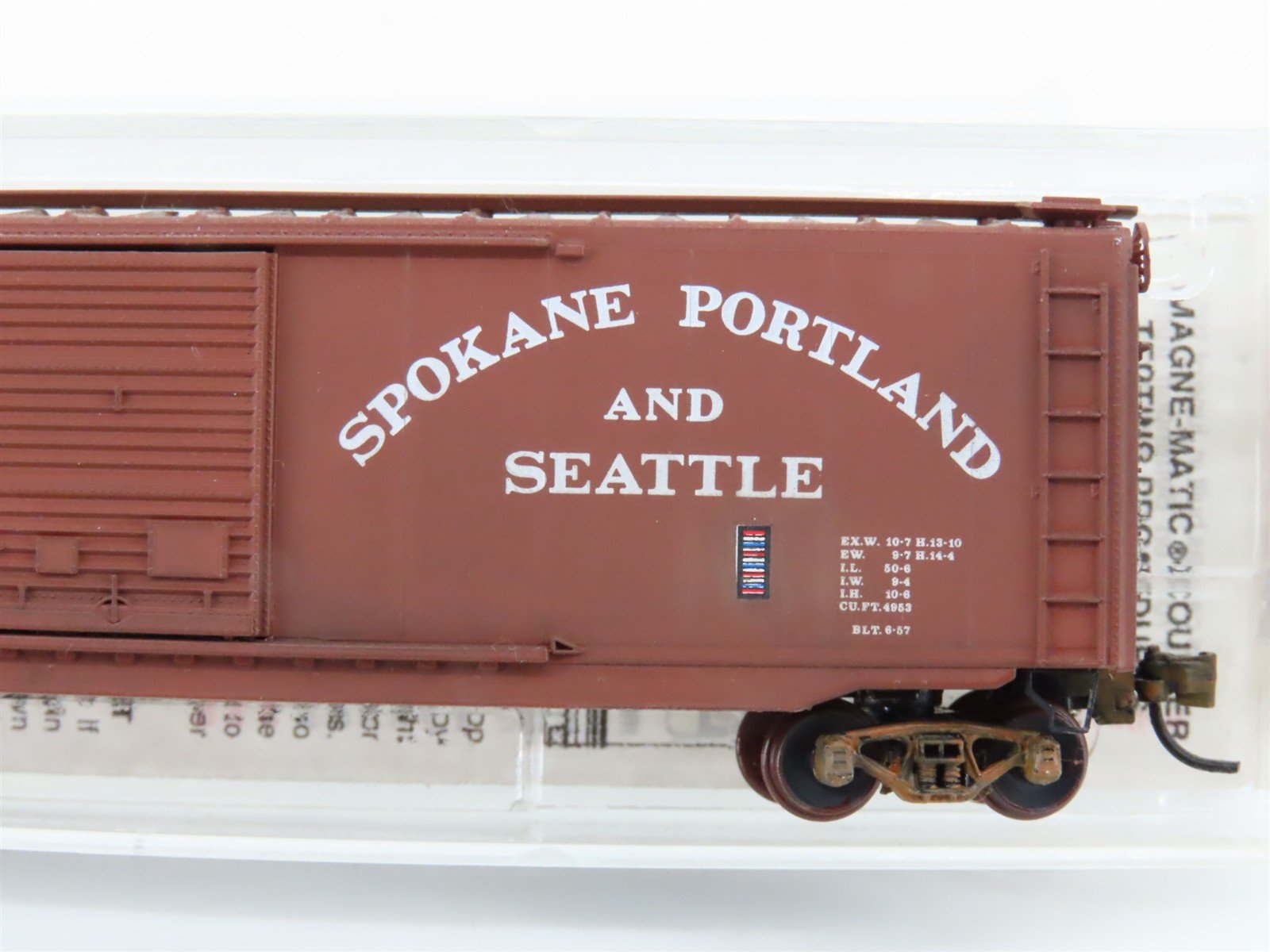 N Micro-Trains 34210 SPS Spokane Portland & Seattle 50' Boxcar #14339 Weathered