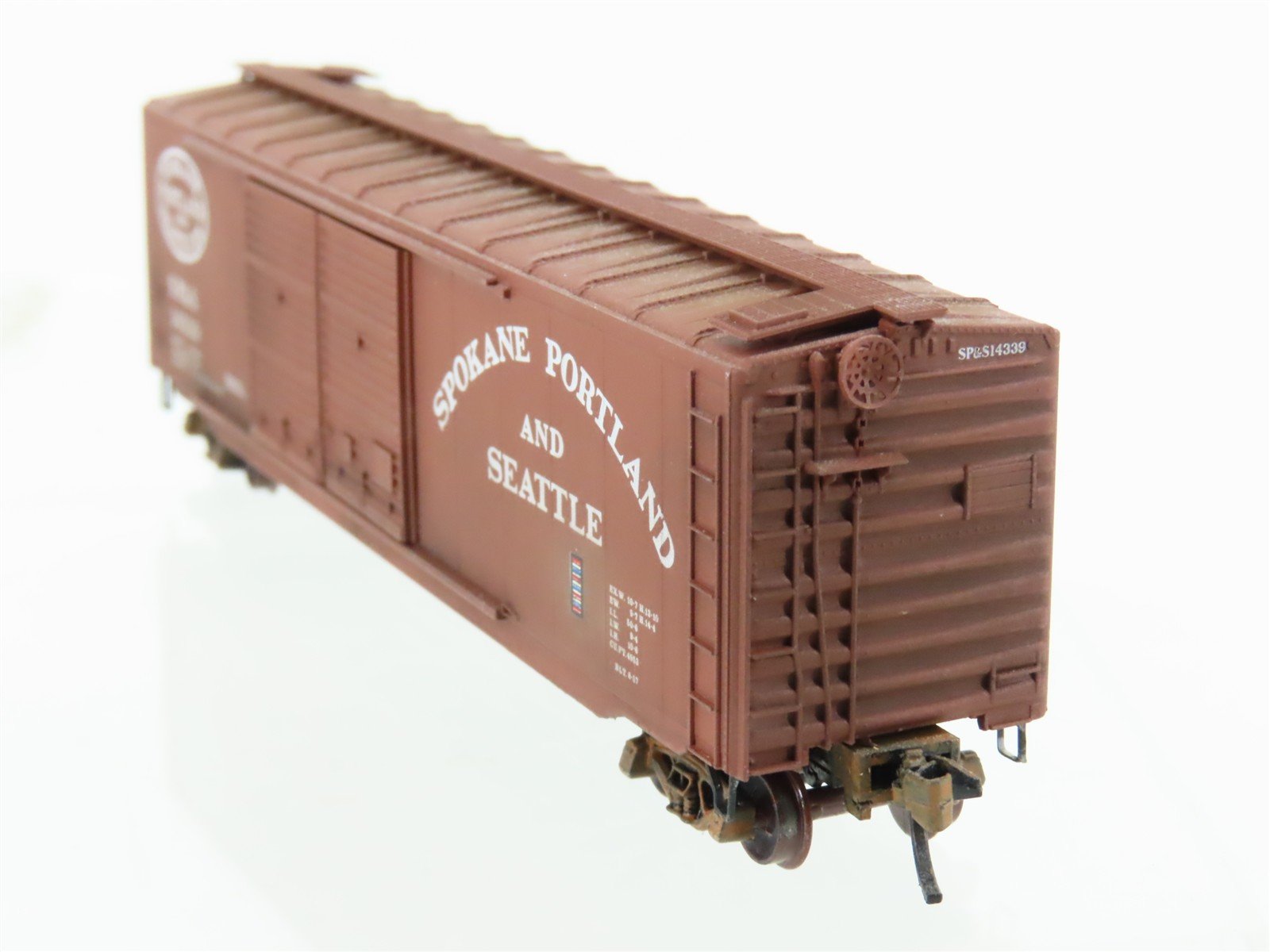 N Micro-Trains 34210 SPS Spokane Portland & Seattle 50' Boxcar #14339 Weathered