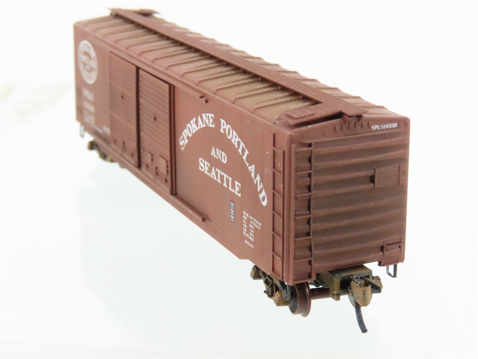 N Micro-Trains 34210 SPS Spokane Portland & Seattle 50' Boxcar #14339 Weathered
