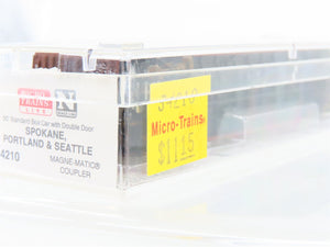 N Micro-Trains 34210 SPS Spokane Portland & Seattle 50' Boxcar #14339 Weathered