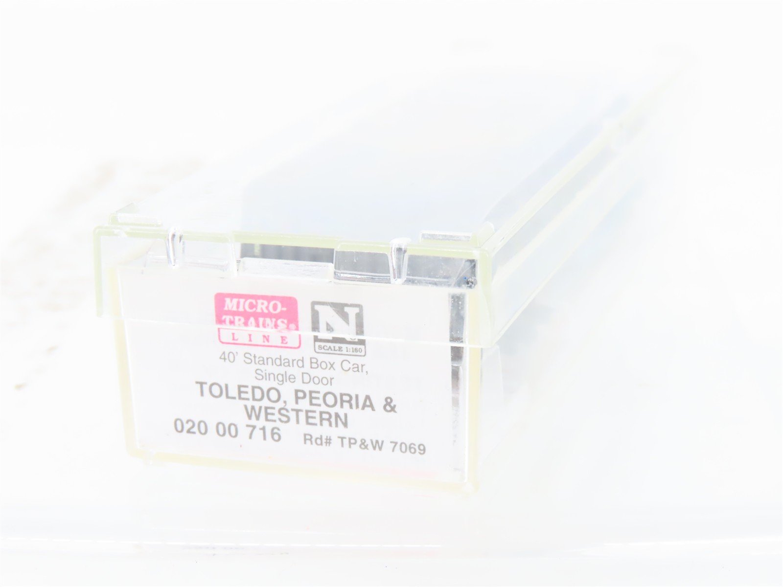 N Micro-Trains 02000716 TP&W Toledo Peoria Western 40' Boxcar #7069 Weathered