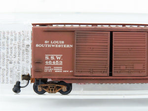 N Micro-Trains MTL 23030 SSW Cotton Belt 40' Boxcar #46453 Weathered