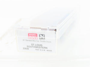 N Micro-Trains MTL 23030 SSW Cotton Belt 40' Boxcar #46453 Weathered