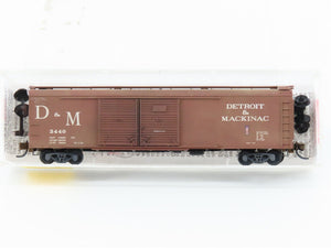 N Scale Micro-Trains MTL 79030 D&M Detroit & Mackinac 50' Boxcar #3440 Weathered