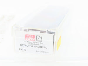 N Scale Micro-Trains MTL 79030 D&M Detroit & Mackinac 50' Boxcar #3440 Weathered