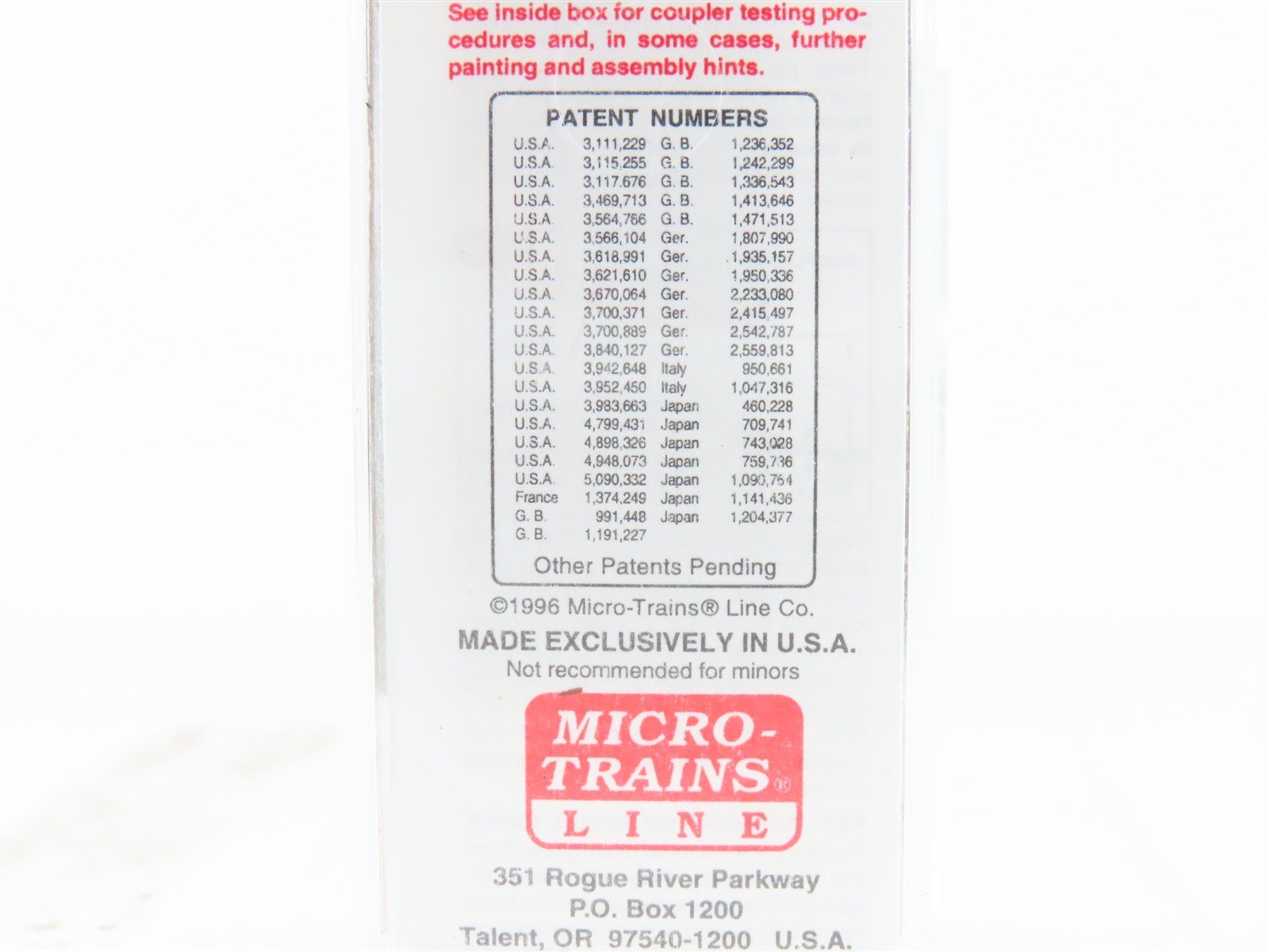 N Scale Micro-Trains MTL 20236 NP Northern Pacific 40' Boxcar #1061 Weathered