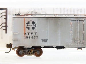 N Scale Micro-Trains MTL 59030 ATSF Santa Fe 40' Ice Reefer #188457 Weathered