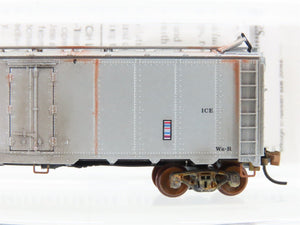 N Scale Micro-Trains MTL 59030 ATSF Santa Fe 40' Ice Reefer #188457 Weathered