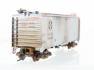 N Scale Micro-Trains MTL 59030 ATSF Santa Fe 40' Ice Reefer #188457 Weathered