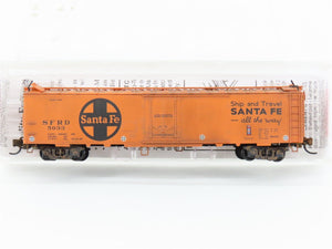 N Scale Micro-Trains MTL 52050 SFRD Santa Fe 52' Reefer #5033 Weathered