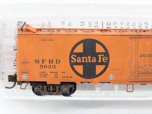 N Scale Micro-Trains MTL 52050 SFRD Santa Fe 52' Reefer #5033 Weathered